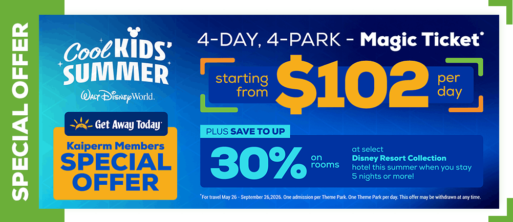 KAIPERM CU - Get Away Today special offer